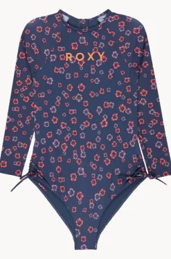 Girls Cute Ditsy Long Sleeve Sunsuit|Roxy New