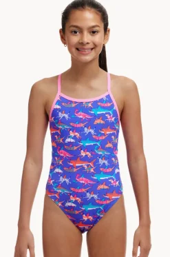 Girls Single Strap One Piece|Funkita Sale