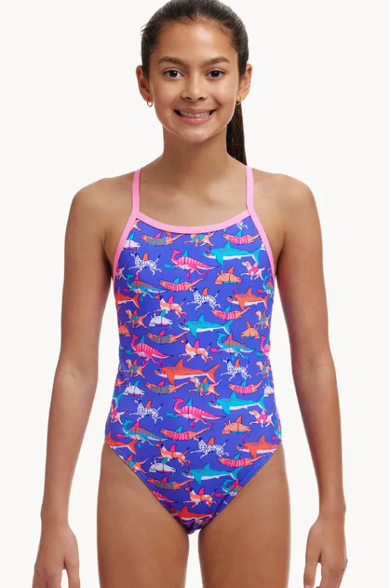Girls Single Strap One Piece|Funkita Sale