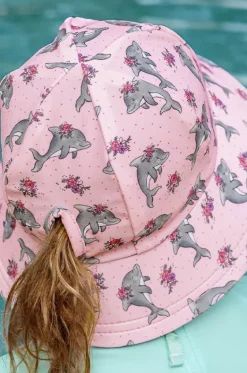 Girls Dolphin Ponytail Bucket Sunhat|Bedhead Sale