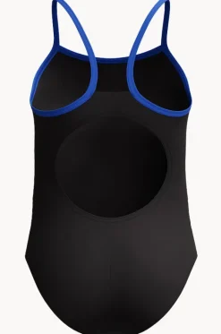 Girls Duo Logo Placement Thinstrap Muscleback One Piece|Speedo Sale