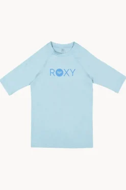 Girls Essential Short Sleeve Suntop|Roxy New