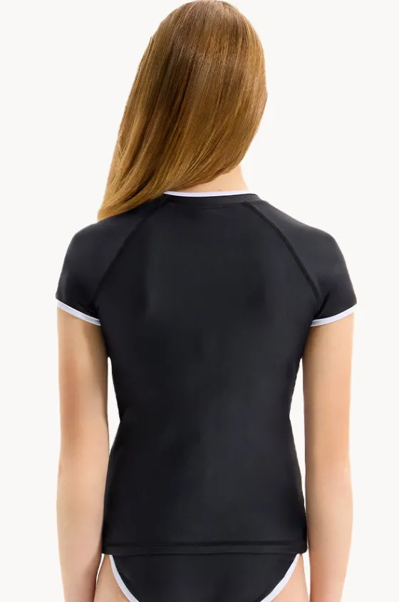 Girls Essentials Short Sleeve Suntop|Seafolly Girls Discount