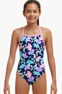 Girls Fast Flow Tie Me Tight One Piece|Funkita Hot