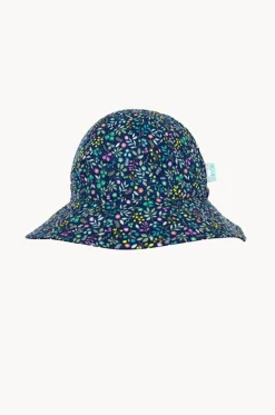 Girls Fleur Wide Brim Sunhat|Acorn Hot