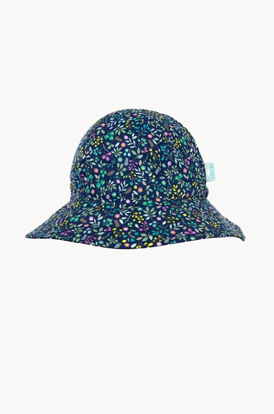 Girls Fleur Wide Brim Sunhat|Acorn Hot