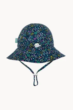 Girls Fleur Wide Brim Sunhat|Acorn Hot