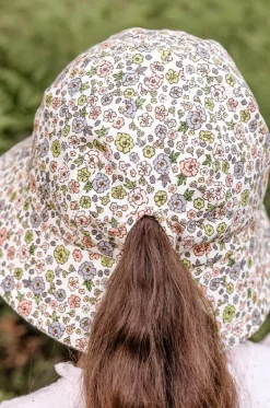 Girls Floret Ponytail Bucket Hat|Bedhead Hot