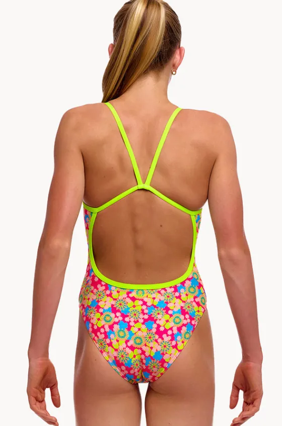 Girls Flow Blow Single Strap One Piece|Funkita Discount