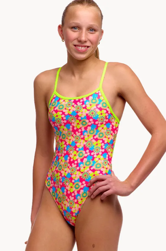 Girls Flow Blow Single Strap One Piece|Funkita Discount