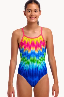 Girls Fly Time Diamond Back One Piece|Funkita Outlet