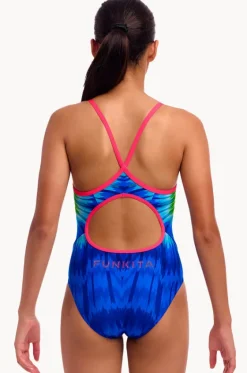 Girls Fly Time Diamond Back One Piece|Funkita Outlet