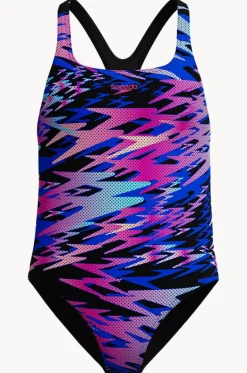 Girls Hyperboom Allover Medalist One Piece|Speedo Best