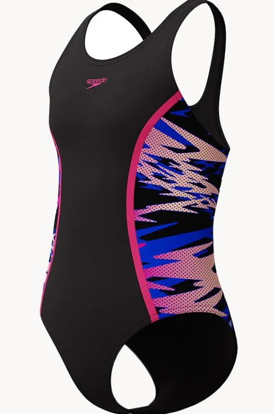 Girls Hyperboom Splice Muscleback One Piece|Speedo Discount
