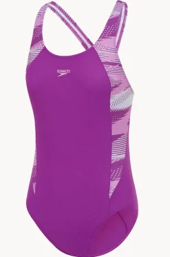 Girls Hyperboom Splice Muscleback One Piece|Speedo Discount
