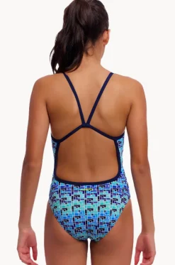 Girls Jack Stack Single Strap One Piece|Funkita