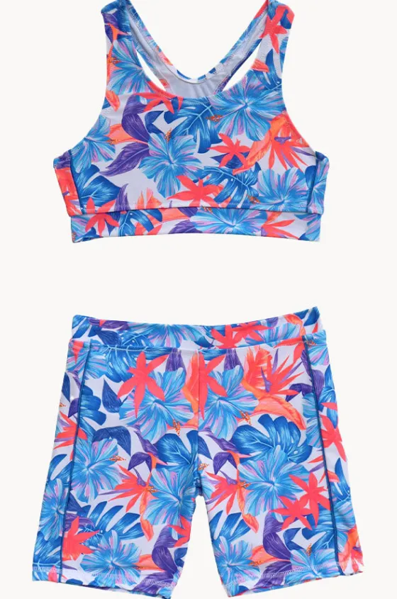 Girls Kokomo Crop Bike Pant Set|Salty Ink Sale