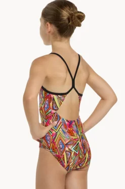 Girls Kona Sprintback One Piece|Zoggs Clearance