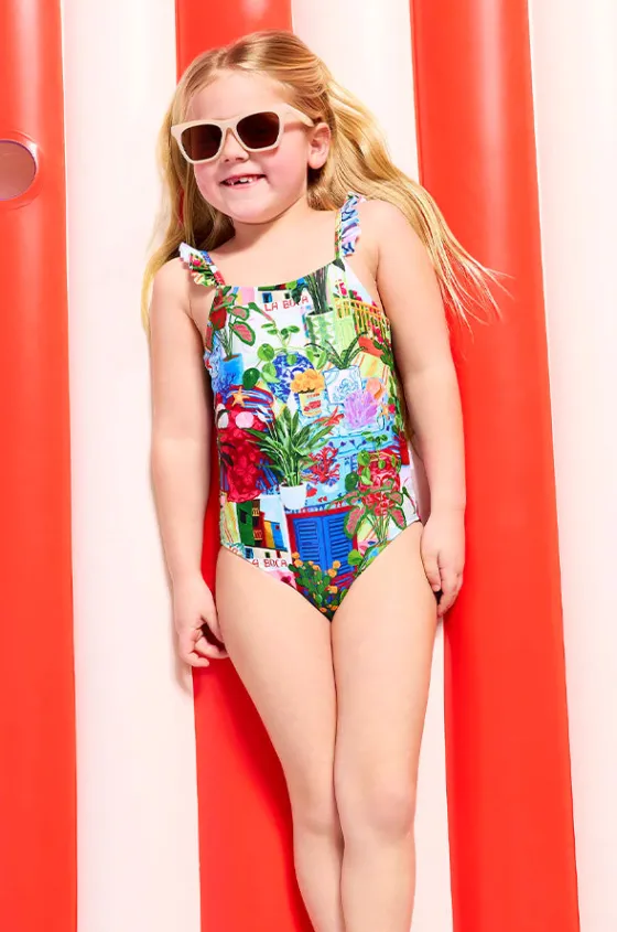 Girls La Boca Frill One Piece|Seafolly Girls