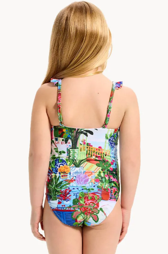 Girls La Boca Frill One Piece|Seafolly Girls
