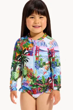 Girls La Boca Zip Sunsuit|Seafolly Girls Online
