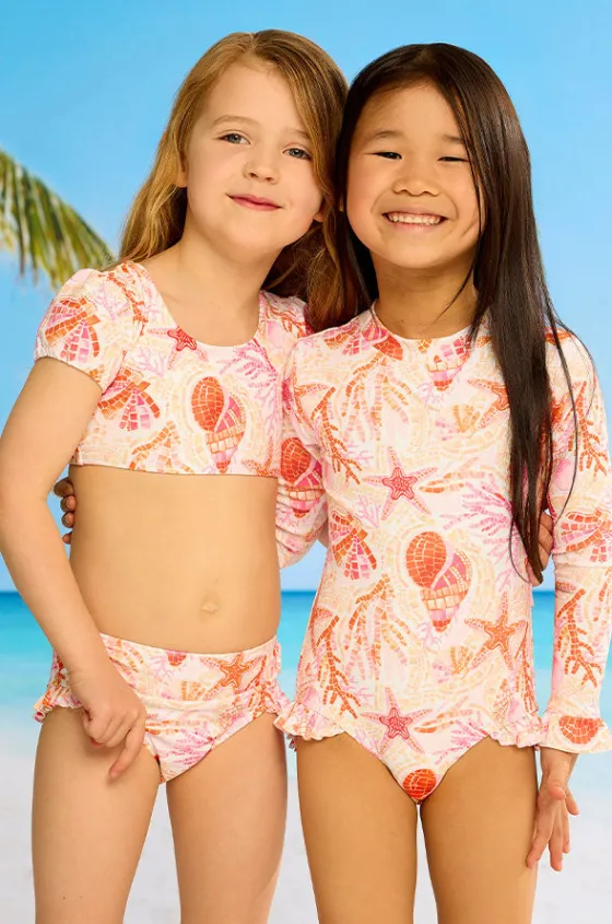Girls La Mer Frill Sunsuit|Seafolly Girls Hot
