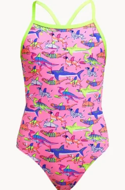 Girls Tie Me Tight One Piece|Funkita Outlet