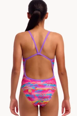 Girls Leave In Single Strap One Piece|Funkita Best