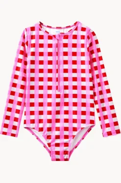 Girls Lollipop Check Sunsuit|Milky Outlet
