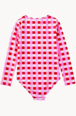 Girls Lollipop Check Sunsuit|Milky Outlet