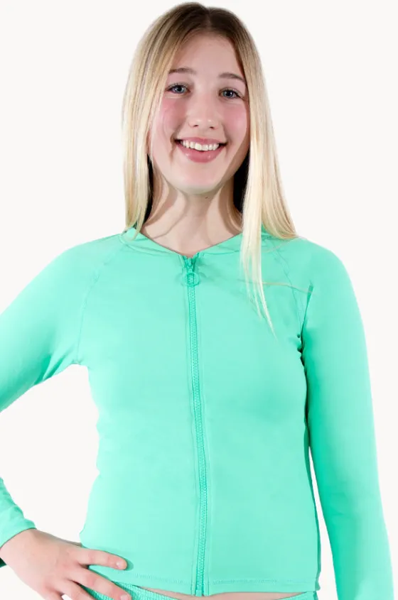 Girls Long Sleeve Rashie|Base Swim Outlet