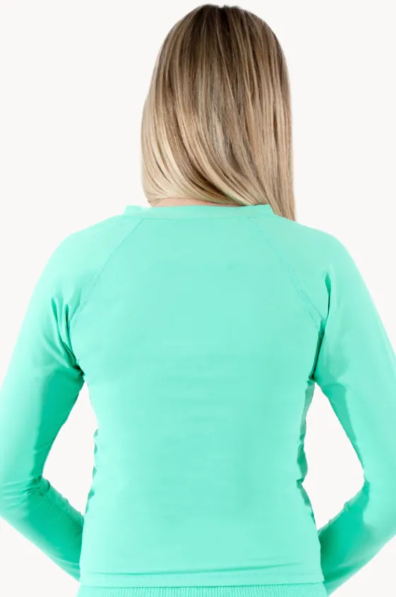Girls Long Sleeve Rashie|Base Swim Outlet