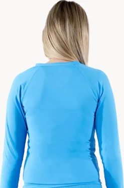 Girls Long Sleeve Rashie|Base Swim