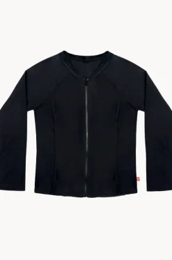 Girls Long Sleeve Zip Suntop|Salty Ink Clearance