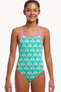 Girls Loose Goose Single Strap One Piece|Funkita Online