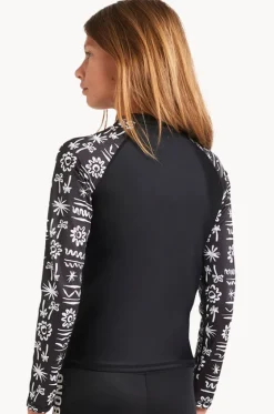 Girls Lost On You Long Sleeve Suntop|Billabong Outlet