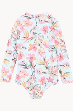 Girls Lou Long Sleeve Sunsuit|Minihaha Hot
