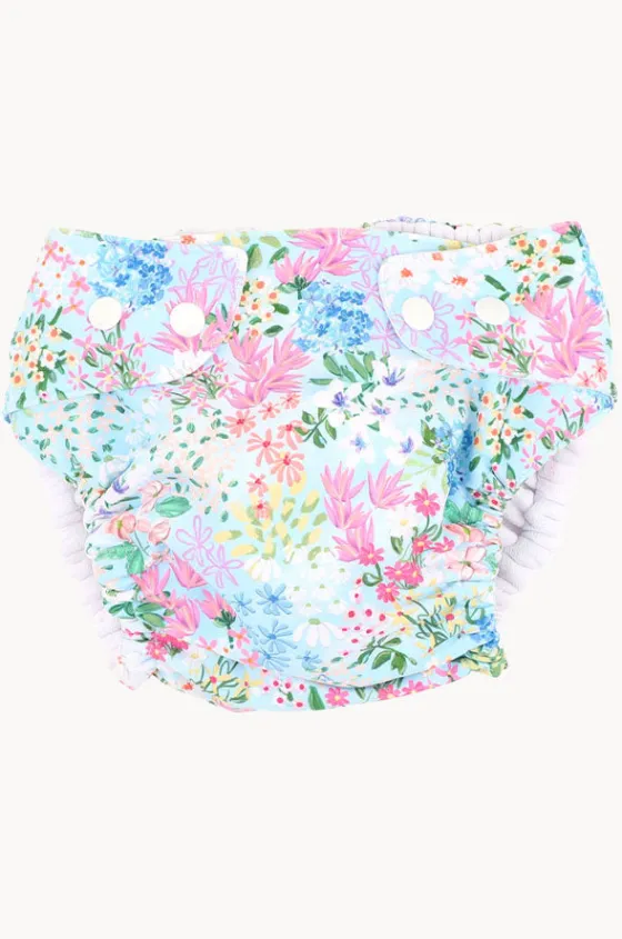 Girls Lula Aqua Nappy|Minihaha Clearance