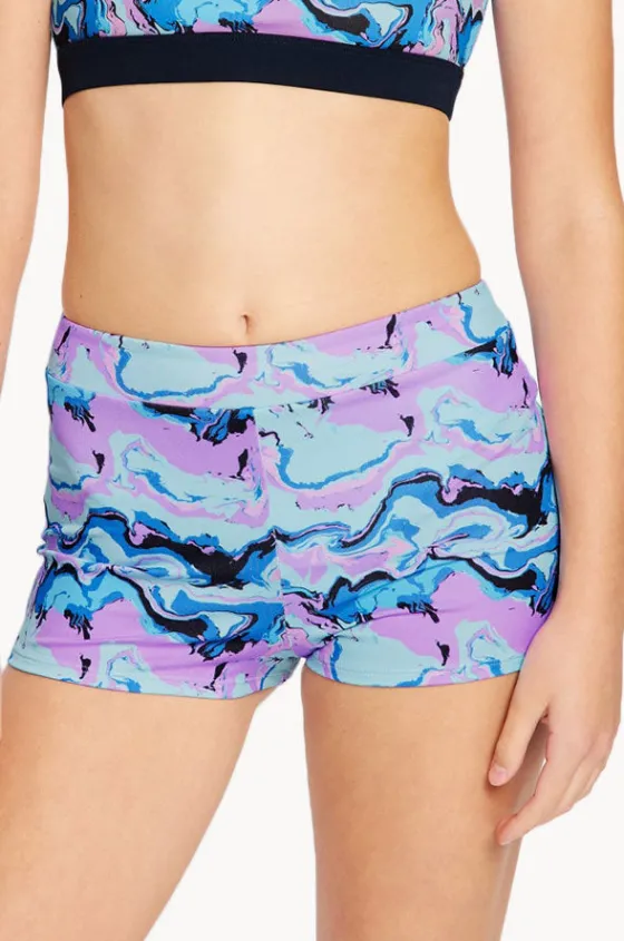 Girls Marble Performance Hi Waist Short|Modibodi