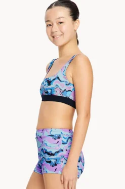 Girls Marble Reversible Crop Set|Modibodi