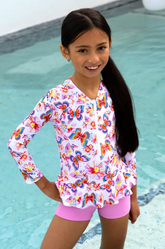 Girls Miss Aloha Boyleg Sunsuit|Salty Ink New