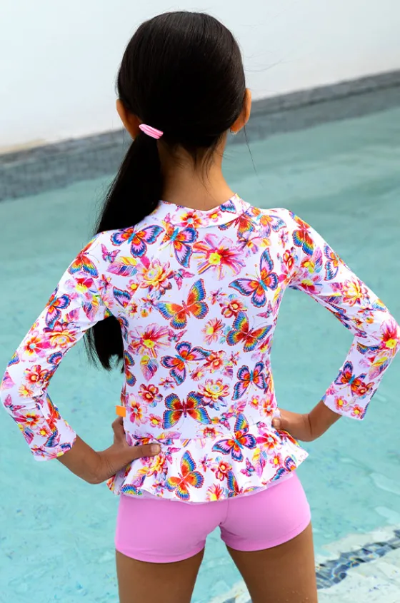 Girls Miss Aloha Boyleg Sunsuit|Salty Ink New