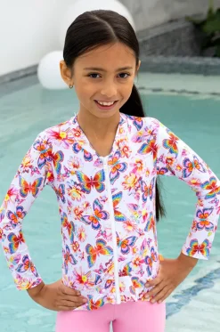 Girls Miss Aloha Long Sleeve Suntop|Salty Ink Hot