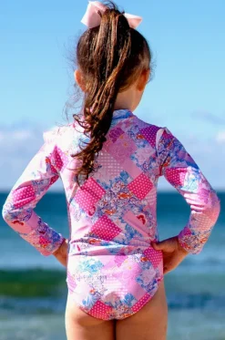 Girls Miss Dollhouse Long Sleeve Sunsuit|Salty Ink Best