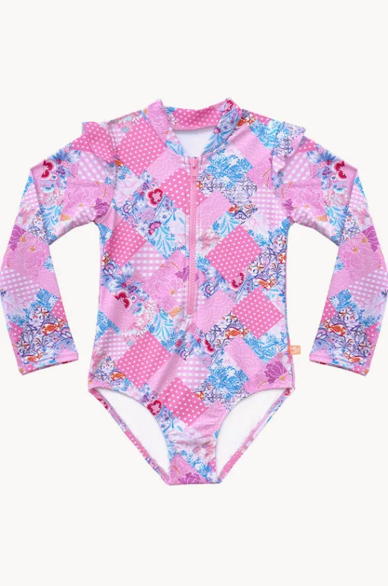Girls Miss Dollhouse Long Sleeve Sunsuit|Salty Ink Best