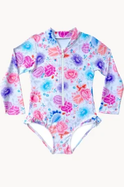 Girls Miss Long Sleeve Sunsuit|Salty Ink Discount