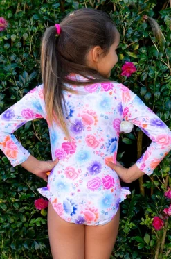 Girls Miss Long Sleeve Sunsuit|Salty Ink Discount