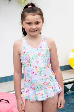 Girls Miss Vacay Frill One Piece|Salty Ink Online
