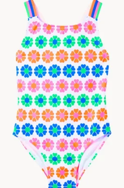 Girls Neon Fun Sporty One Piece|Milky Discount