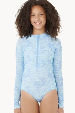 Girls Oceanic Rib Sunsuit|Rip Curl Online